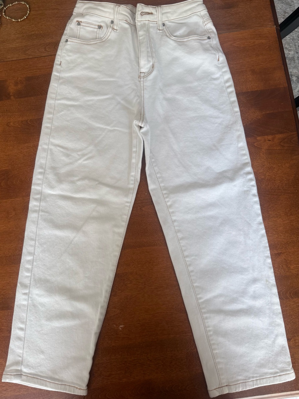 White cropped jeans Dazy